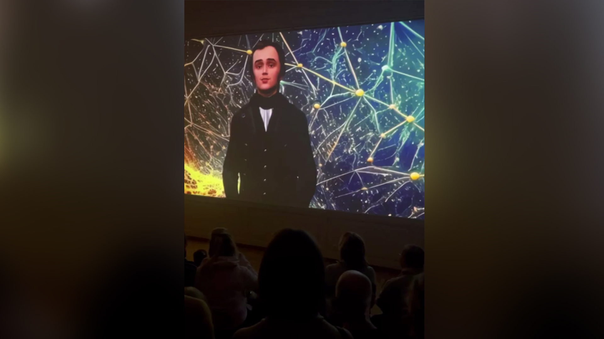 shevchenko 3d real time interaction model serving as an event announcer