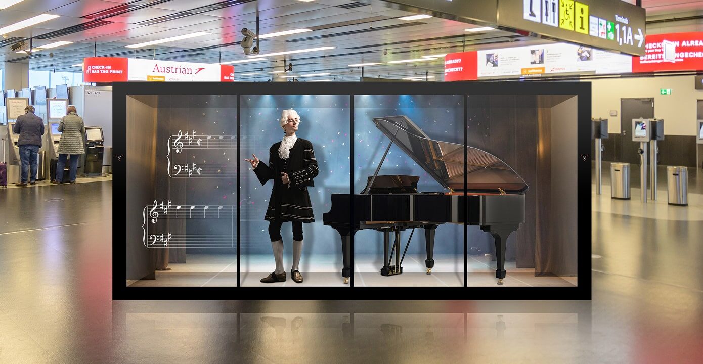 The Holographic Wall Concept for Vienna Airport